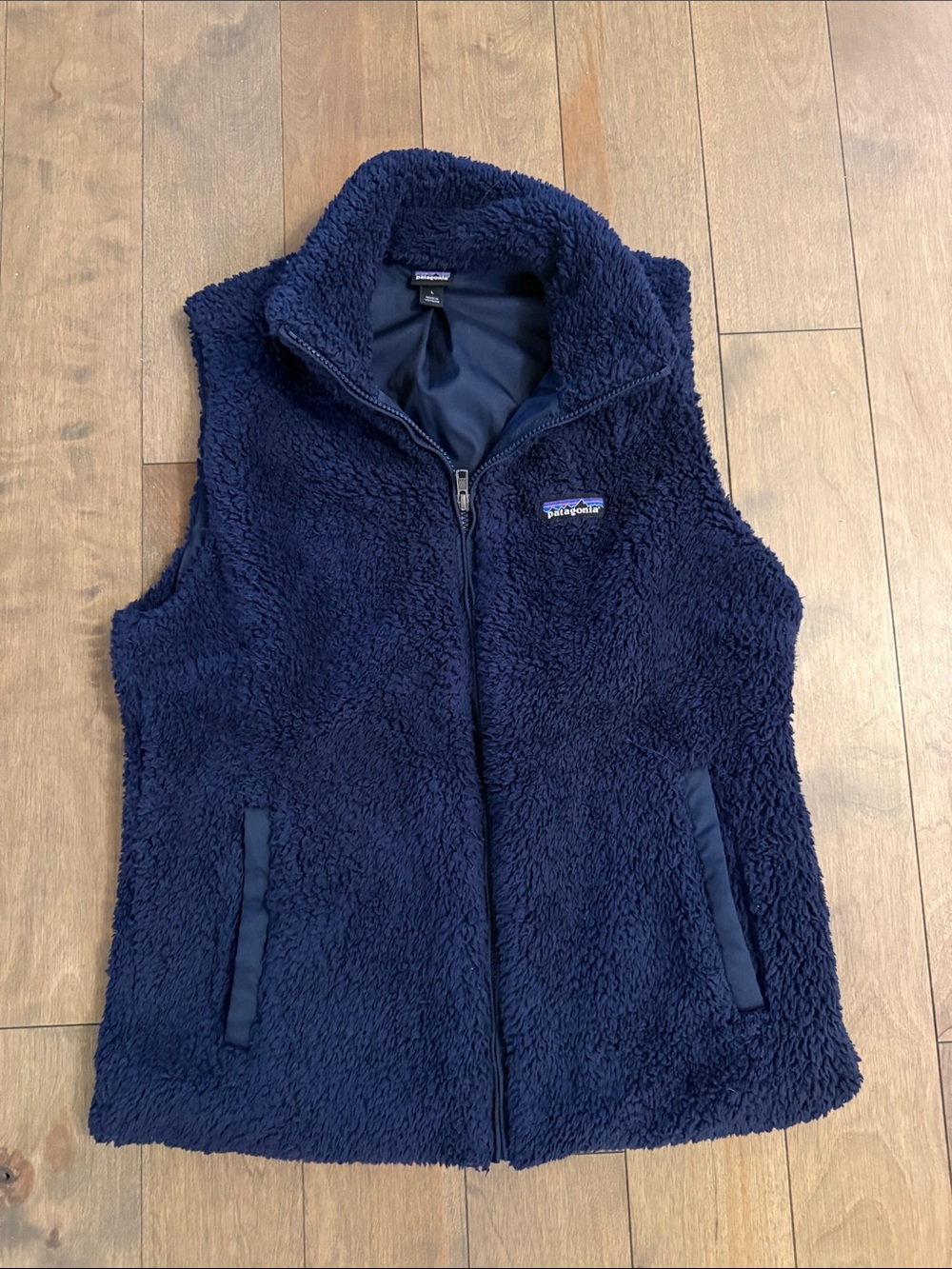 Patagonia Navy Sherpa Fleece Vest